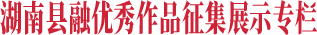 湖南县融优秀作品征集展示专栏
